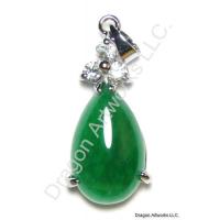 Comfortable Emerald Jade Teardrop Pendant