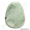 Green Carved Jade Pendant of Success