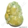 Precious Yellow Green Carved Jade Pendant
