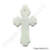 Chinese Purity White Jade Cross Pendant