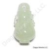 Dainty Carved Jade Vase Pendant