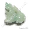 Strong Carved Jade Lion Pendant