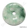Chinese Carved Jade Pi Disc Pendant of Fertility
