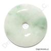 Green Jade pi Disc Pendant of Health Restoration