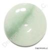 White Green Jade Pi Disc Pendant of Soothing Effects