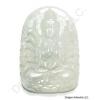 Chinese Jade Guan Yin Pendant with Thousand Hands