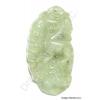 Green Jade Money Dragon Pendant of Honor