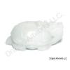 Lovely Whitish Green Jade Dragon Turtle Pendant