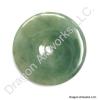Amazing Green Jade Chinese Donut Pendant