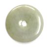 Chinese Green Jade Pi Disc Pendant of Wisdom