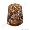 Jade Dragon Zodiac Pendant of Courage