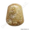 Chinese Zodiac Jade Tiger Pendant of Good Fortune