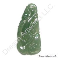 Chinese Safety Carved Jade Pendant