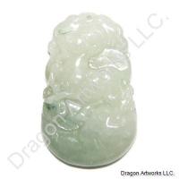 Chinese Zodiac Jade Ram Pendant