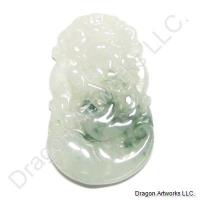 Jade Dragon Pendant of Smooth Path