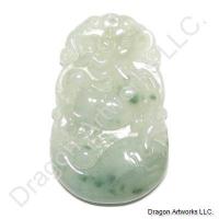 Jade Zodiac Pendant of Proud Horse