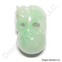 Carved Jade Lion Pendant of Good Health