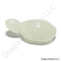 Carved Jade Turtle Pendant of Health