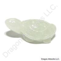 Carved Jade Turtle Pendant of Long Life