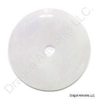 White Jade Pi Disc Pendant of Healing