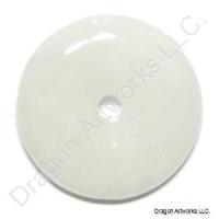 White Jade Pi Disc Pendant of Health