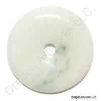 Path to Success Jade Pi Disc Pendant