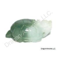 Unique Chinese Jade Dragon Turtle Pendant of Luck
