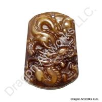 Jade Dragon Zodiac Pendant of Courage