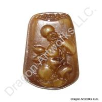 Chinese Zodiac Jade Rabbit Pendant