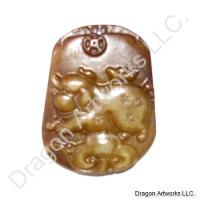 Chinese Zodiac Jade Pig Pendant