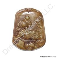 Fantastic Chinese Zodiac Jade Tiger Pendant