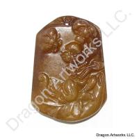 Witty Jade Monkey Zodiac Pendant